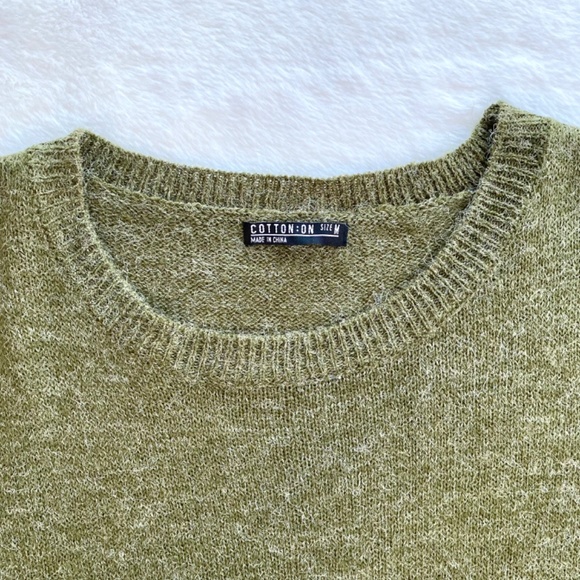 NWOT Cotton On Green Sweater in Size Medium - Picture 5 of 11